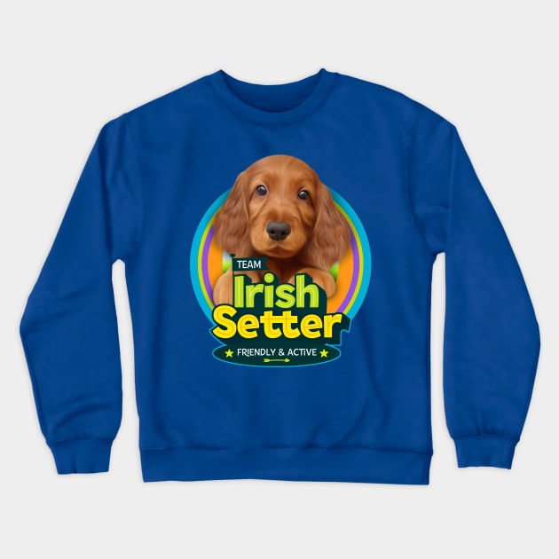 Iris Setter Crewneck Sweatshirt by Puppy & cute